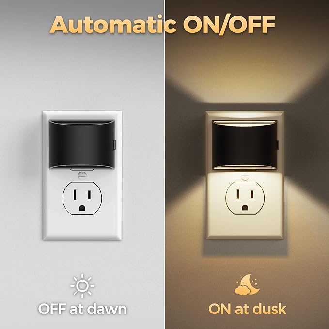 DORESshop LED Night Light, Night Lights Plug into Wall, 3 Level Brightness - Image 3