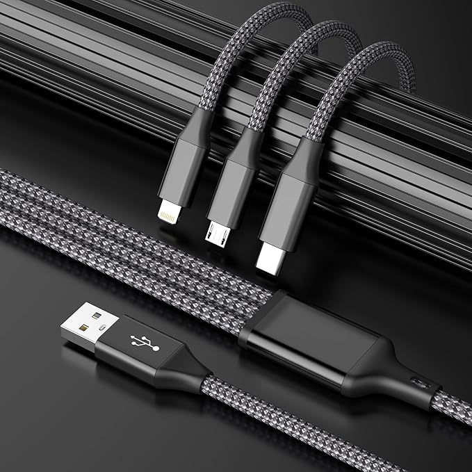 IDISON Multi Charging Cable, 3 in 1 USB Charging Cable - Image 2