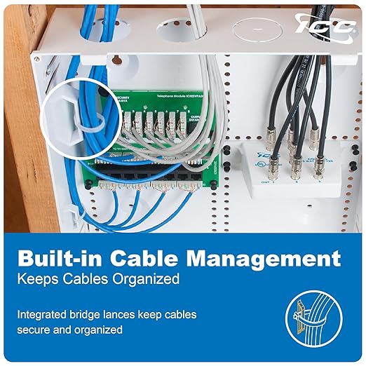 ICC 14” Plastic Structured Wiring Enclosure - Image 9