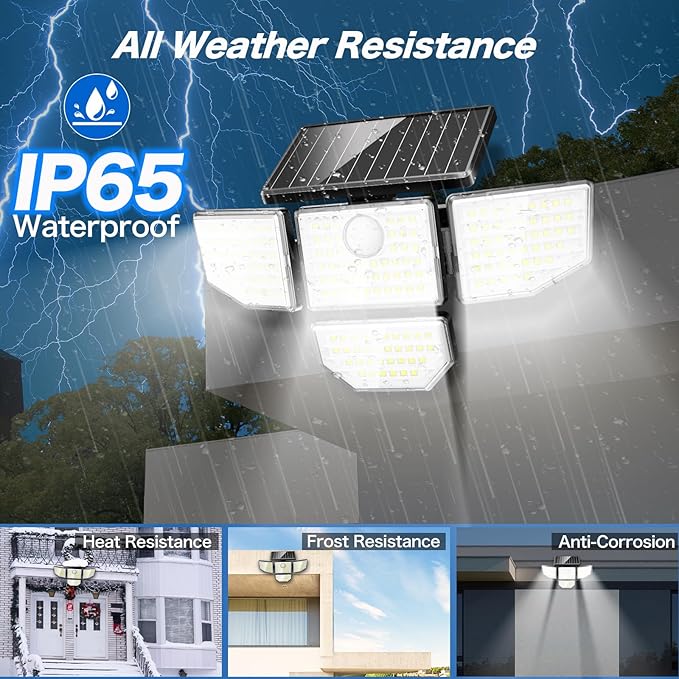 Adewalk 3000LM Outdoor Solar Light - Image 4