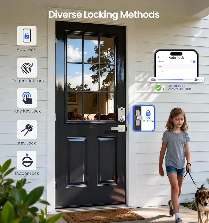 Veise VE017-B Fingerprint Smart Lock - Image 6