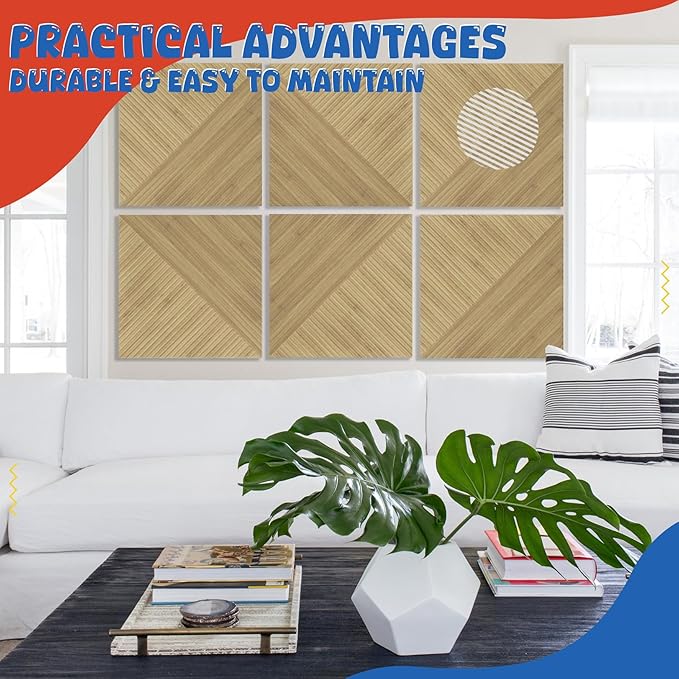 EVENRISING Acoustic Panels 6 Pack, Soundproof Wall Panels 23.6 x 23.6 Inches - Image 7