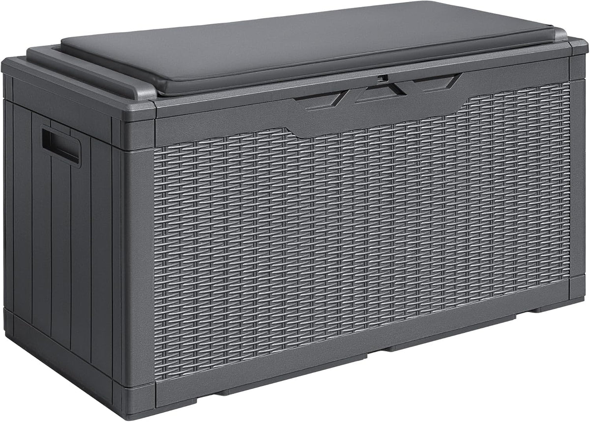 devoko 100 gallon resin waterproof outdoor storage box, main product view