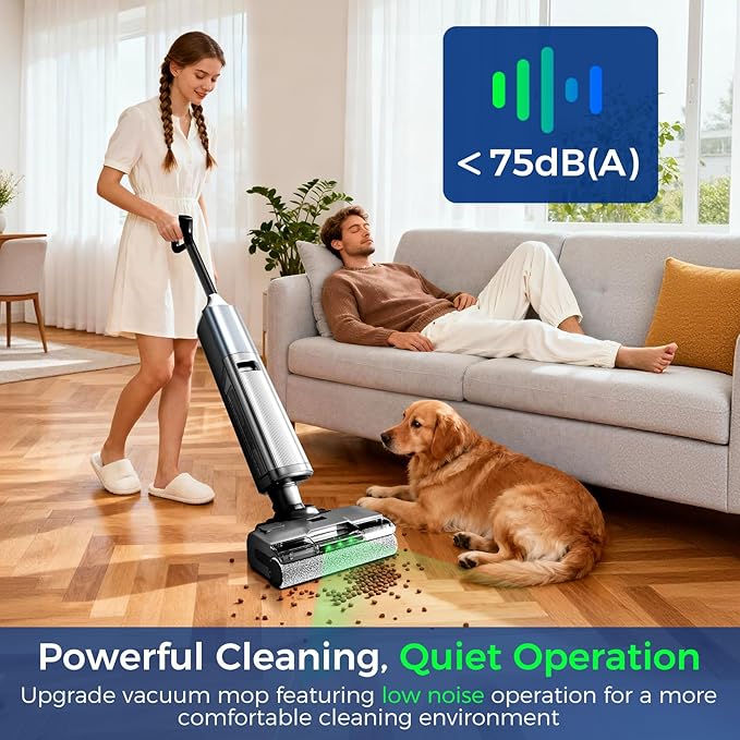Wet Dry Vacuum Cleaner, Cordless Vacuum Mop Combo - Image 8