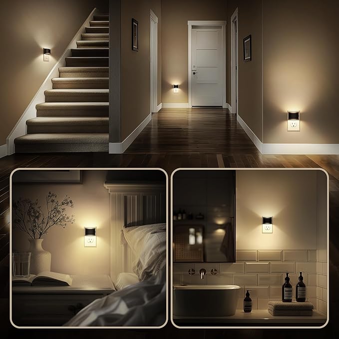 DORESshop LED Night Light, Night Lights Plug into Wall, 3 Level Brightness - Image 6