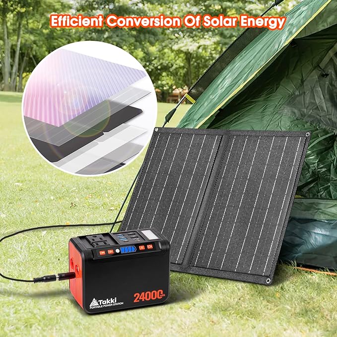 Takki Solar Generator 120W Peak Portable Power Station - Image 3