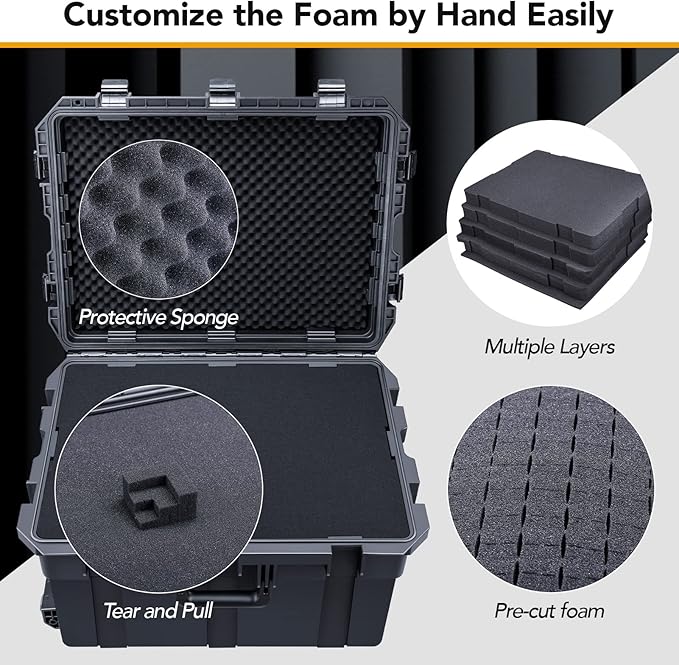 Lykus HC-6540 Large Waterproof Hard Case - Image 2