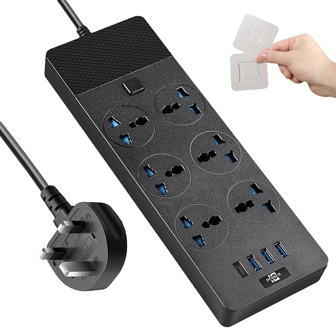 UK to US Plug Adapter, Jumpso Power Strip by Jumpso