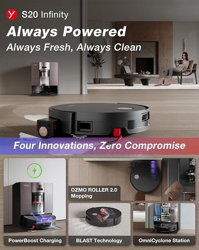 Yeedi S20 Infinity Robot Vacuum&Mop - Image 2