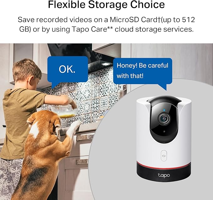 TP-Link Tapo 2K QHD Pan/Tilt Wi-Fi Camera | Apple HomeKit | Physical Privacy - Image 10