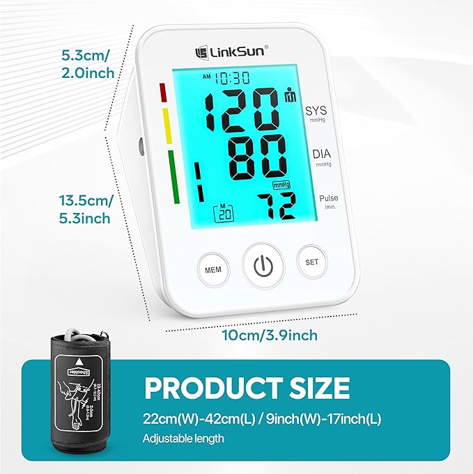 LinkSun Blood Pressure Monitor for Home Use - Image 8