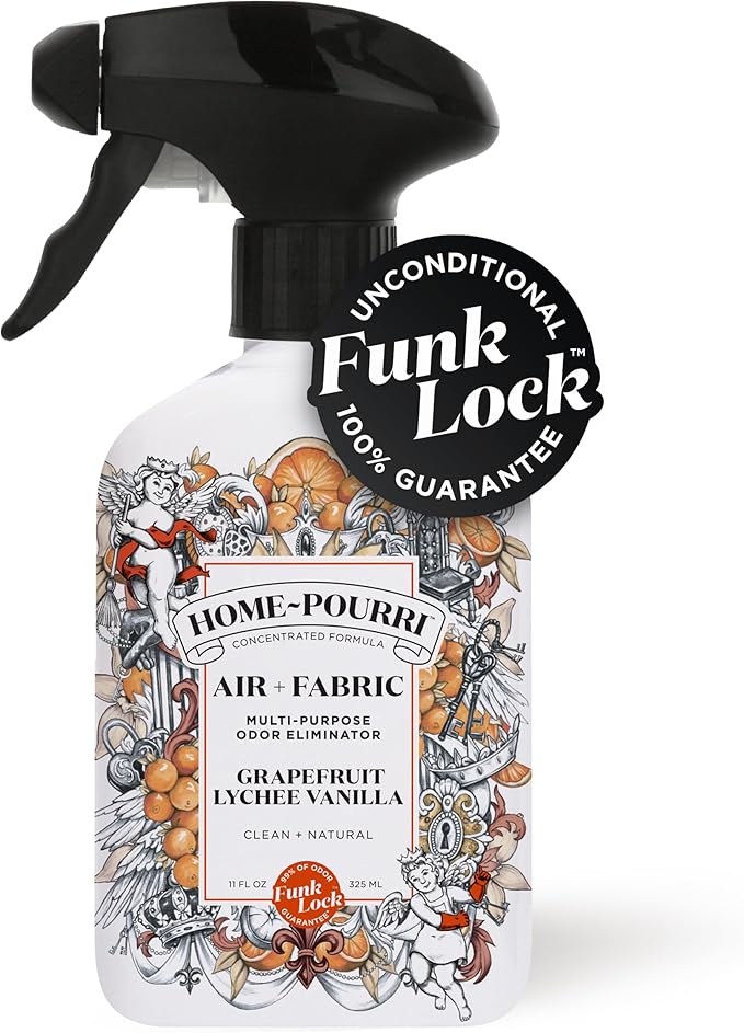 Home-Pourri Air + Fabric Multi-Purpose Odor Freshener Spray, Grapefruit Lychee - Image 2