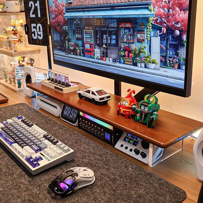 ROCDEER Bamboo Monitor Stand Riser - Image 8