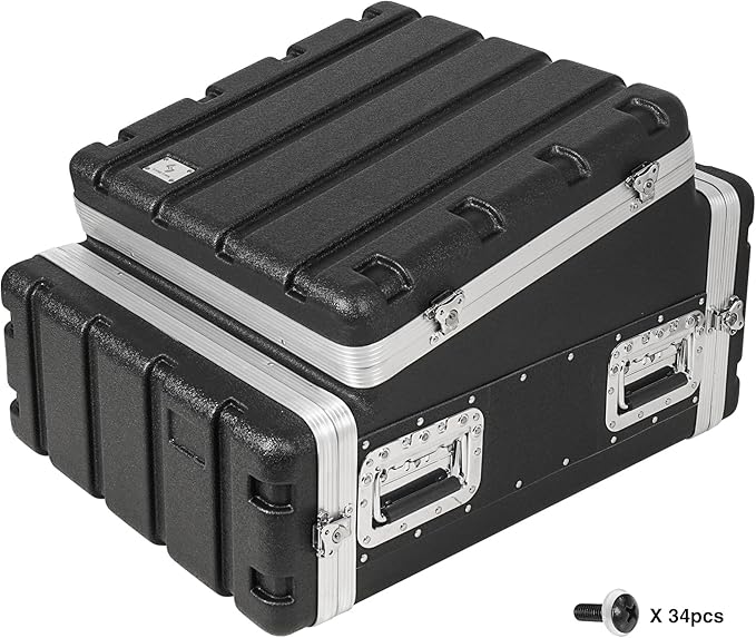 Sound Town Lightweight and Compact 4U ATA ABS Rack Case, - Image 5