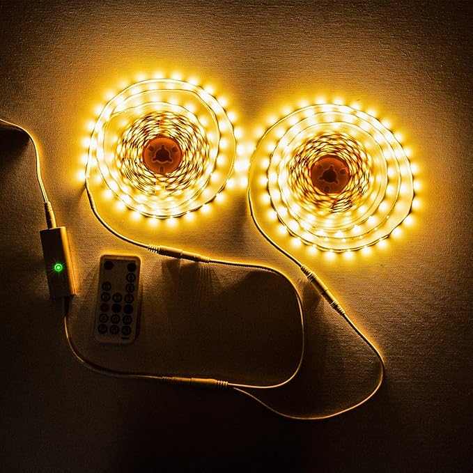 WOBANE LED Strip Lights 32.8ft Warm White, Dimmable Light Strip Kit - Image 7