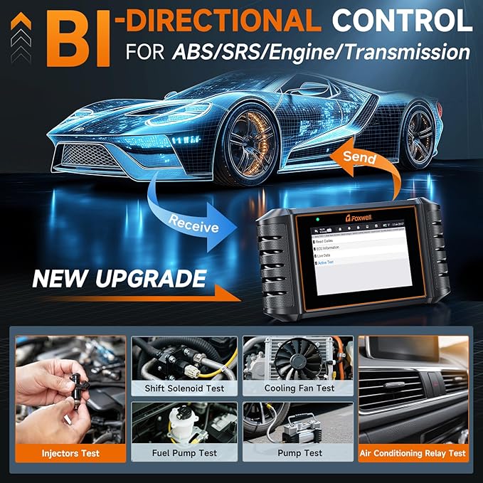 FOXWELL NT716 Bidirectional OBD2 Scanner – ABS, Transmission, Engine Scanner - Image 2