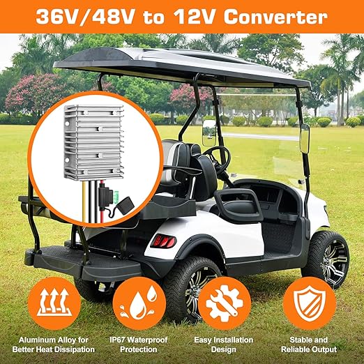 36V 48V to 12V Converter 30A 360W Waterproof DC-DC Step Down Voltage Regulator - Image 3