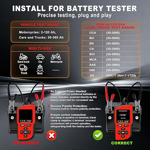 Acclope BT90 PRO 2-360Ah Battery Tester - Image 4