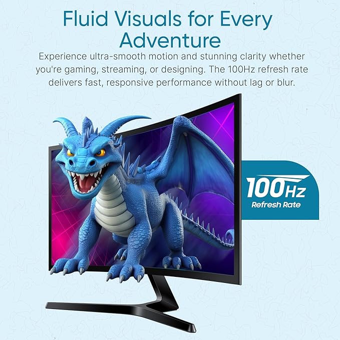 Samsung S36GD 27" Curved Monitor – LCD FHD, Eye Saver & Flicker-Free Tech – - Image 3