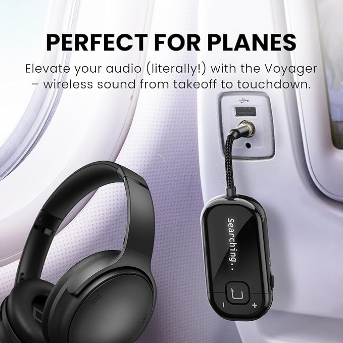 Avantree Voyager – OLED Display & Latest Auracast Bluetooth 5.4 Adapter - Image 3