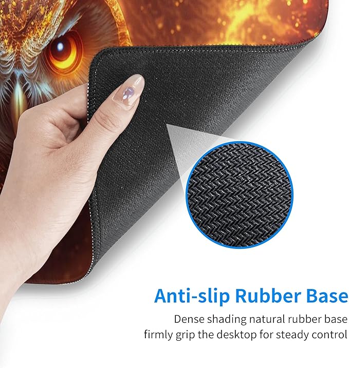 Golden Owl Extended Big Mouse Pad Large, XL Gaming Mouse Pad Desk Pad, - Image 6