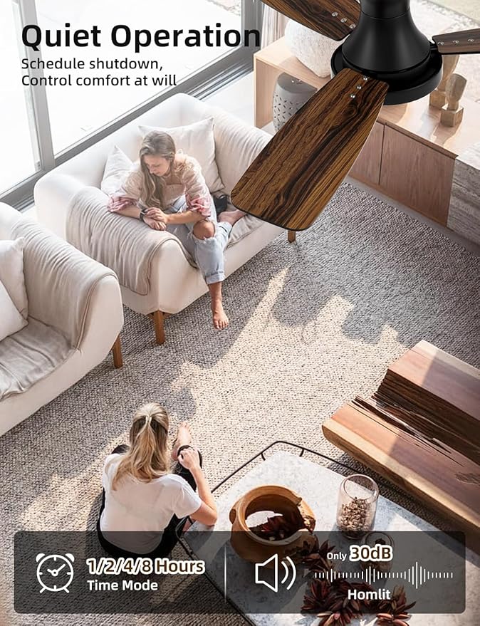 Homlit 42 inch Smart Ceiling Fan - Image 5
