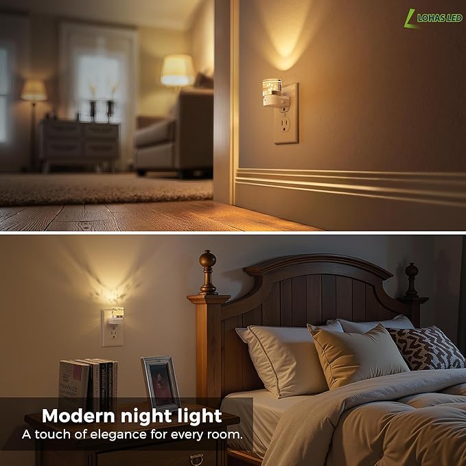 L LOHAS LED Night Lights Plug into Wall, 3000K/4000k/5000K Adjustable Color - Image 7