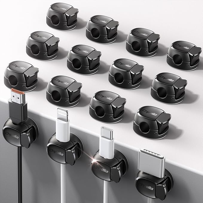 16Pack Cord Organizer Cable Clips by Chfeila