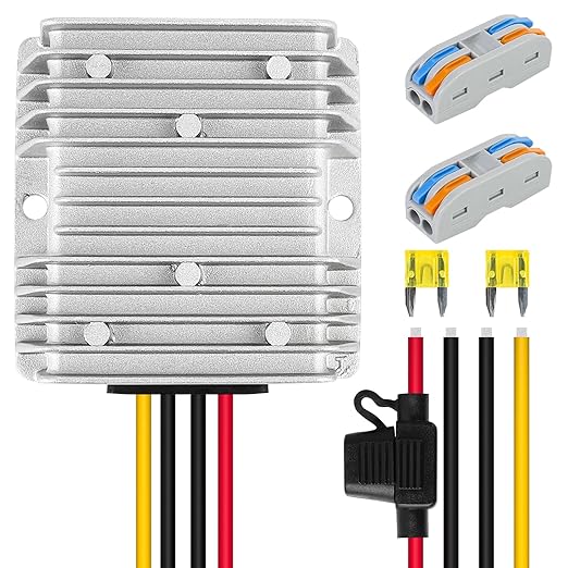 24V 145W DC-DC Converter Voltage Regulator, Step Down/Up 9V-40V to 24V 6A by SUPERNIGHT