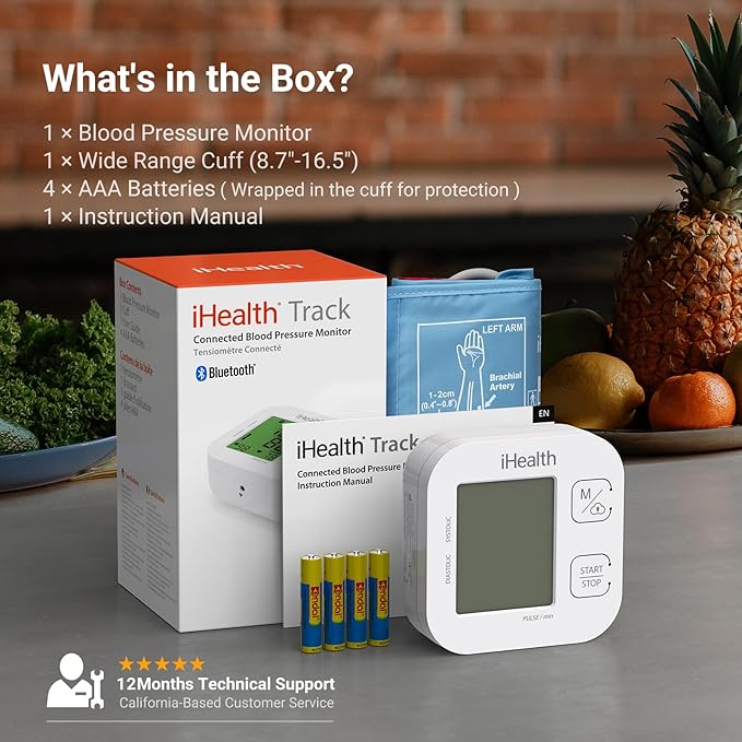 iHealth Track Smart Upper Arm Blood Pressure Monitor - Image 6
