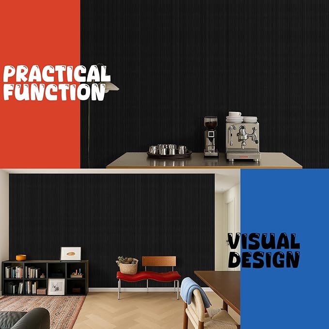 10 Pack Acoustic Panels, 47.2”x23.6“x0.4” Acoustic Wall Panels, Large - Image 9