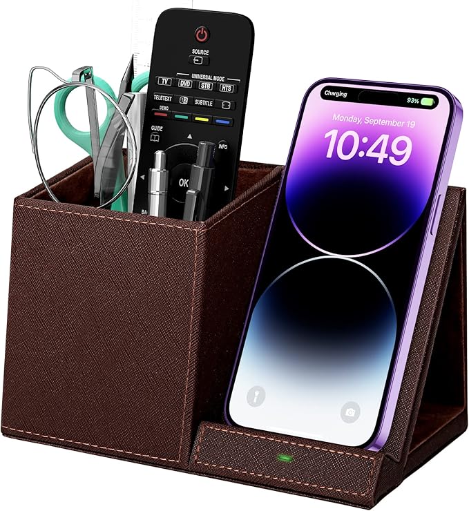 Desk Supplies Organizer, Desktop Stationery Organizer, Home Office Supply by wirelessfuturecharger
