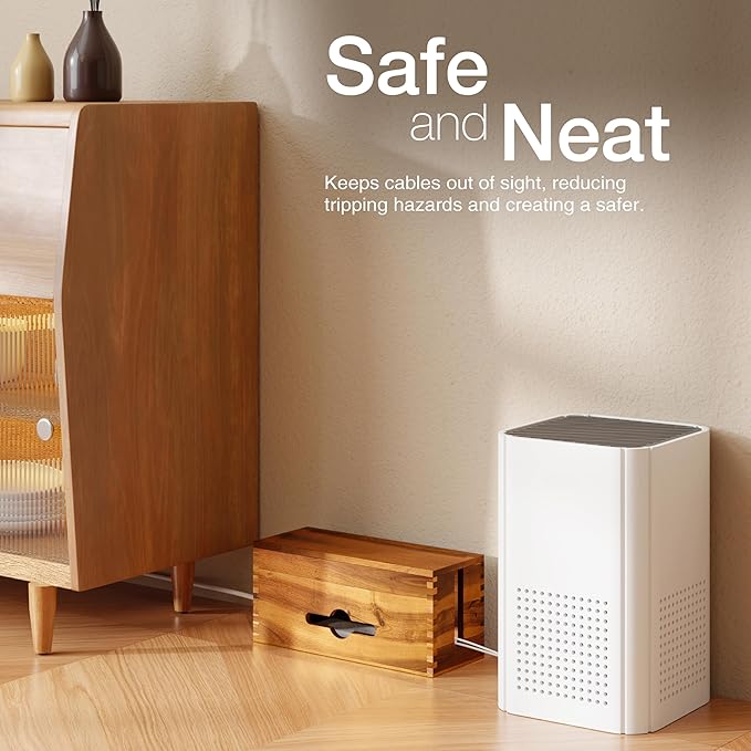 Tidita Acacia Large Cable Management Box - Image 7