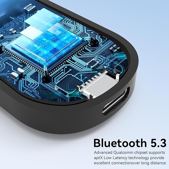 Giecy Airplane Bluetooth 5.3 Transmitter Receiver Adapter, Supports 2 AirPods - Image 6