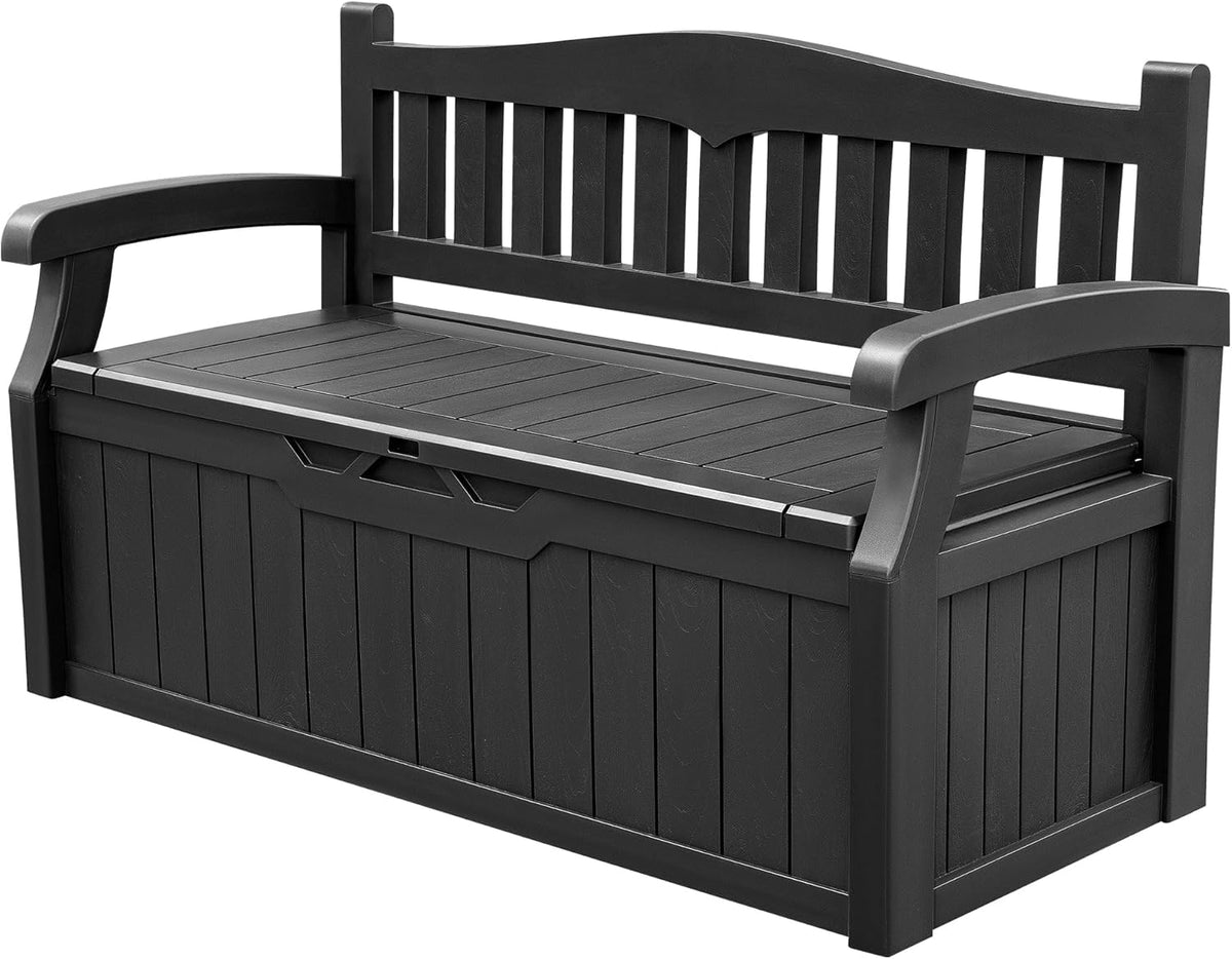 devoko 80 gallon storage bench deck box waterproof&lockable, main product view