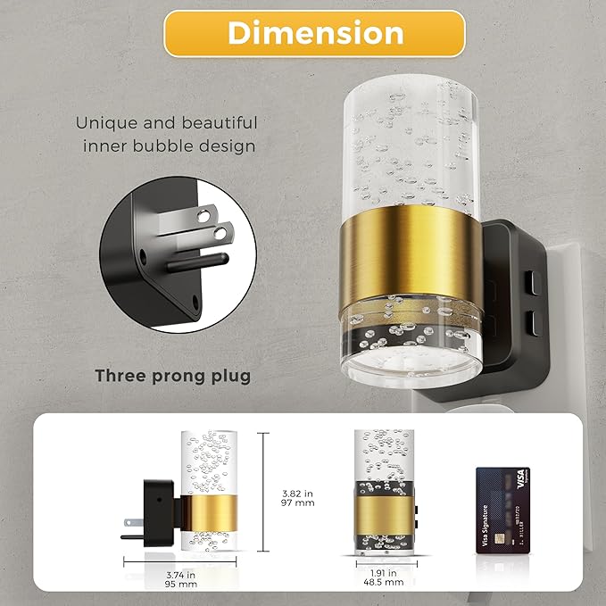L LOHAS LED Night Light, Dimmable Night Lights Plug into Wall - Image 6