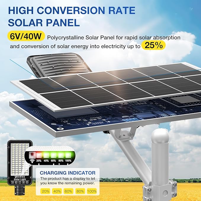 OKPRO 12000W Solar Street Lights Outdoor - Image 7