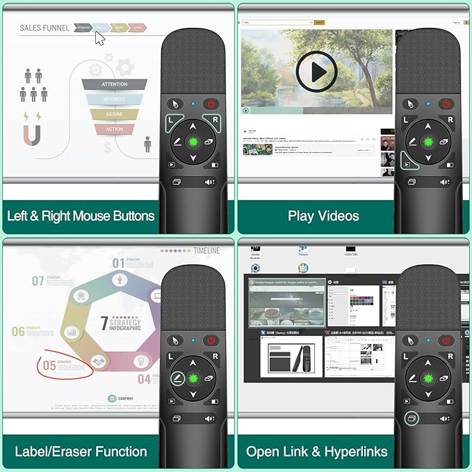 Presentation Clicker Green Laser Pointer - Image 2