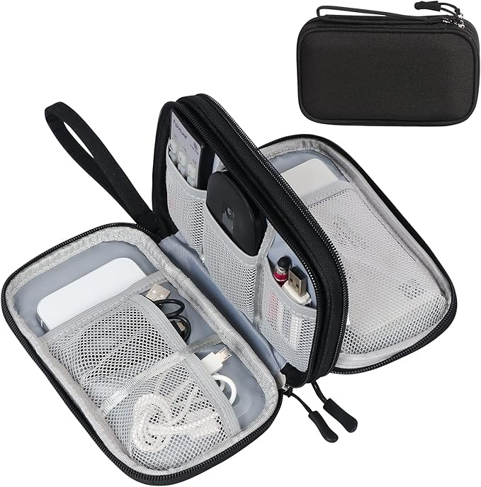 FYY Travel Cable Organizer Pouch Electronic Accessories Carry Case Portable by FYY