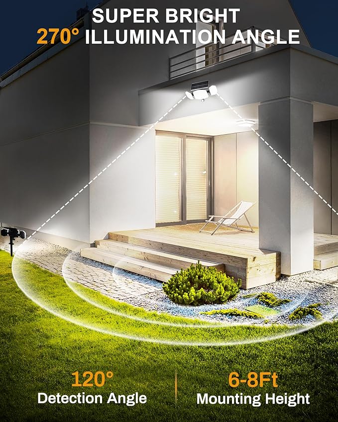 HAARAY Solar Motion Lights Outdoor - Image 8