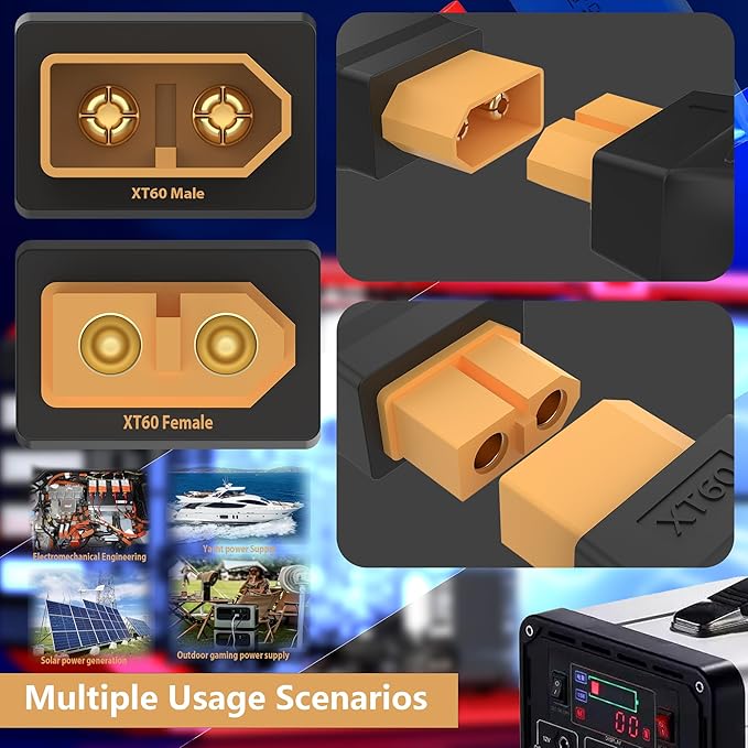 Magiclifee Upgrated XT60 Male to Female Connector Adapter, XT60 Connector No - Image 5