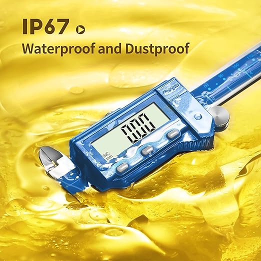 Dasqua 6”/150mm IP67 Absolute Origin Digital Caliper, Stainless Steel, Accuracy - Image 2