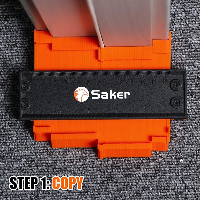 Saker Contour Gauge Profile Tool- Adjustable Lock-Precisely Copy Irregular - Image 3
