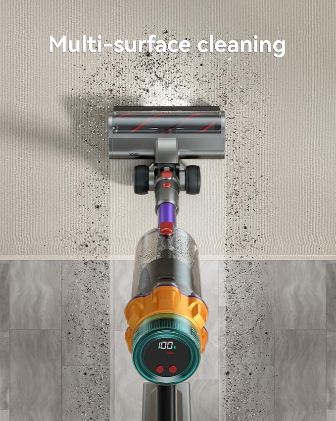Cordless Vacuum Cleaner, 55KPA 650W 65Mins Extra-Large Dust Cup Cordless Stick - Image 7
