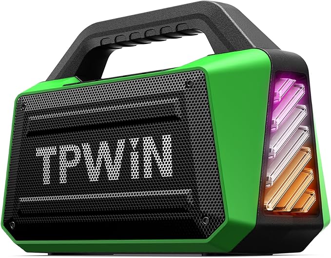 TPWIN Bluetooth Speaker - 80W Loud Rugged Outdoor Speakers by TPWIN