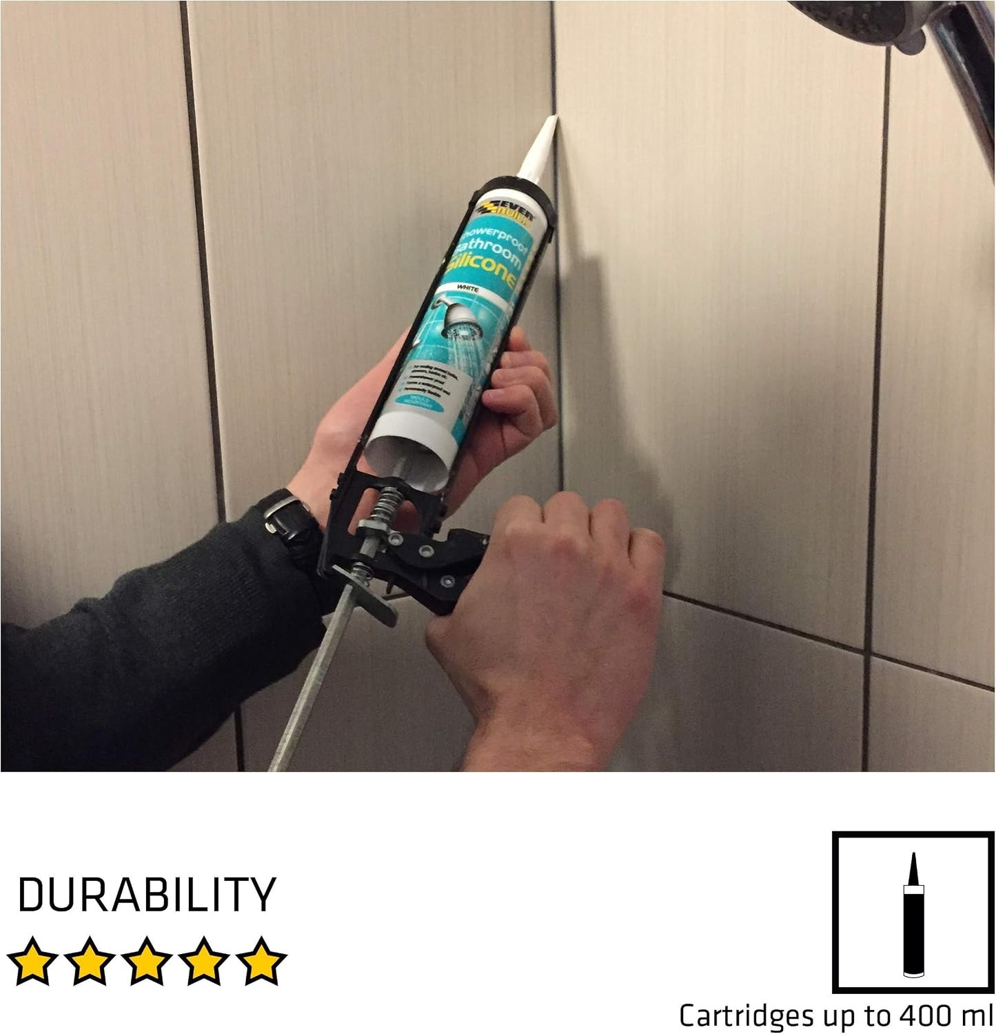 Everbuild Power Pro Heavy Duty Sealant/Adhesive Cartridge Applicator Gun
