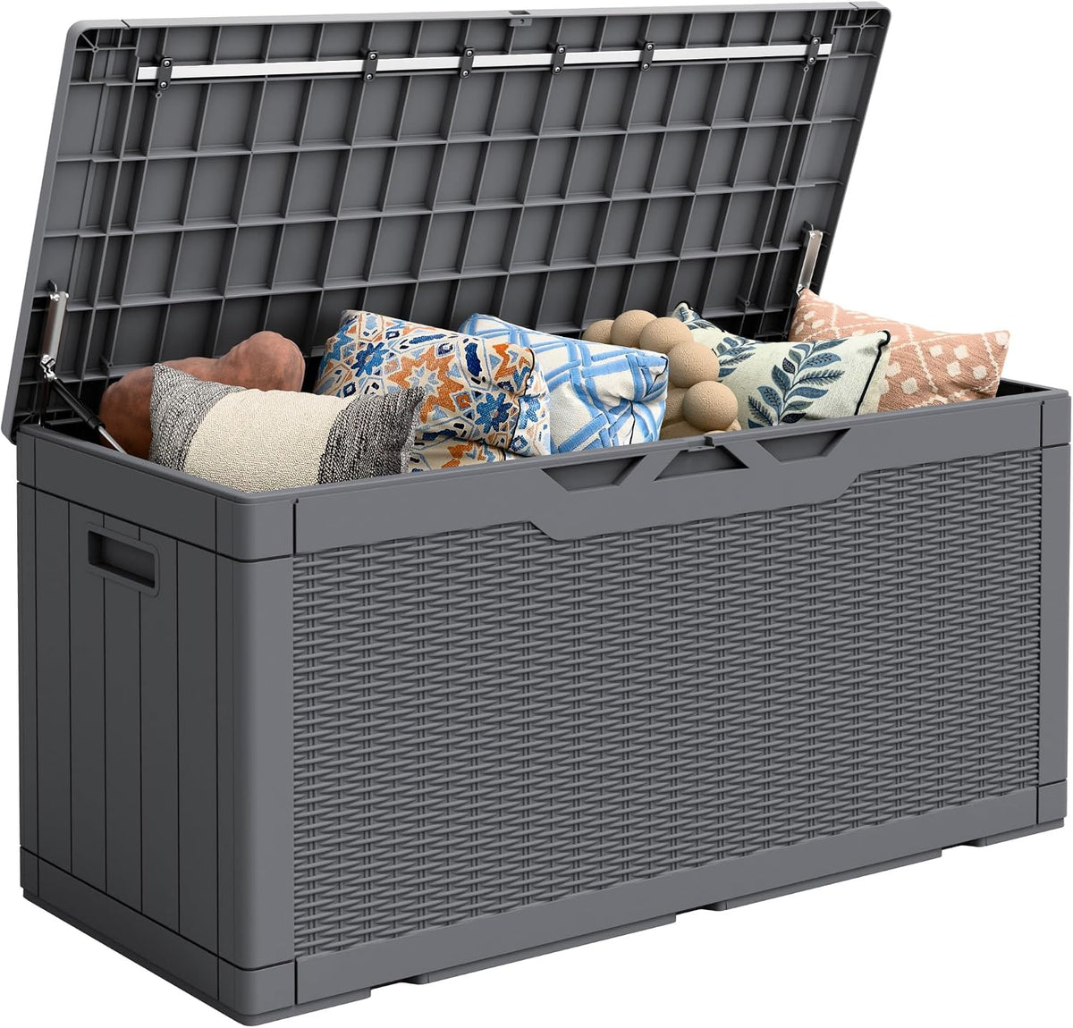 flamaker outdoor storage box 100 gallon waterproof resin, main product view