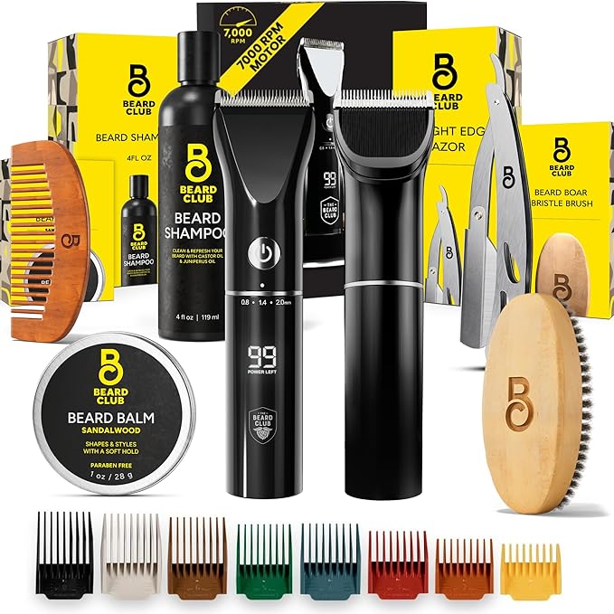 Beard Club Mens Grooming Kit & Beard Trimmer by TheBeardClub
