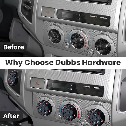 4 Pack - 2nd Gen Tacoma Accessories AC Knob Upgrade - 2005, 2015 Tacoma Climate - Image 6