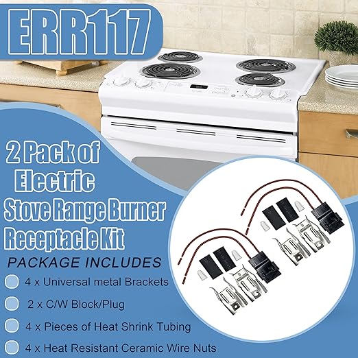Pack of 2 Range Stove Element Plug Receptacle Block Terminal Block Range - Image 3